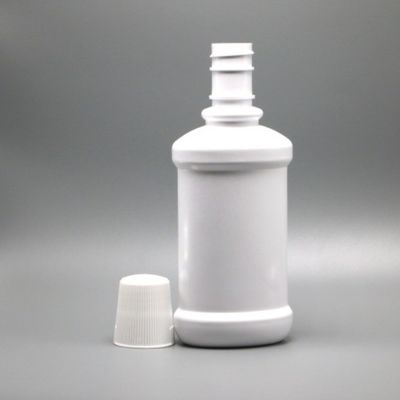 長い首のPETプラスチックマウスウォッシュボトル 250ml 空白マウスウォッシュのパッケージ