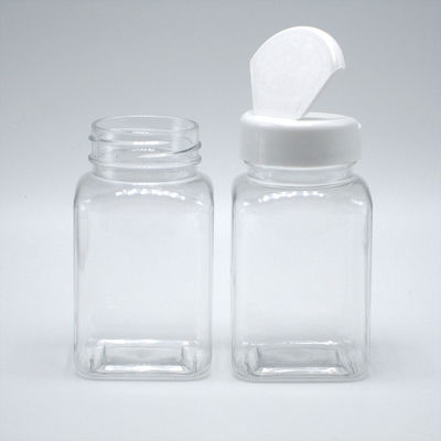 100ML PET Square Jar ファーマの長持ちする甘い砂糖貯蔵器