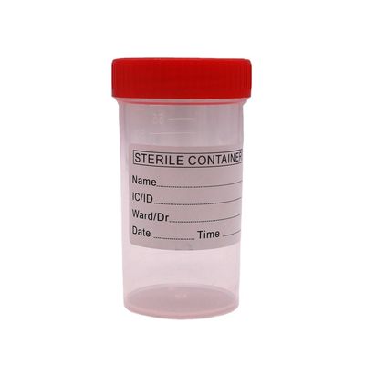50ml/60ml PP 実験用品のサンプルボトルのためのプラスチック便器収集カップ