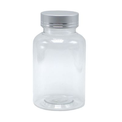 パーソナライズされたカラー薬容器のための透明 175ml PETプラスチックボトルボストンラウンド