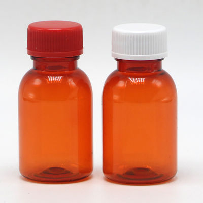 漏れ防止型PET液体薬瓶 蓋20ML/CC コラー素材 PET