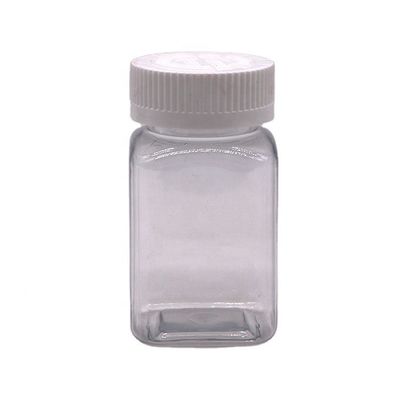 薬剤ボトル 100ml PET パーソナルカラーと様々な蓋付きの四角形のプラスチックボトル
