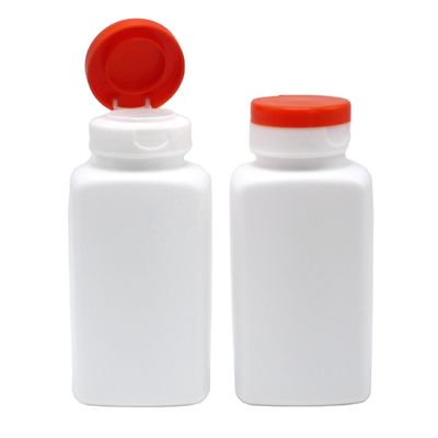 スクリーン印刷 薬剤サプリメントホルダーのためのHDPE四角形プラスチックボトル 190ml