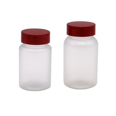 薬剤錠剤 カプセル コンテナ 90mL PET で フロスト 仕上げとスクリュー キャップ