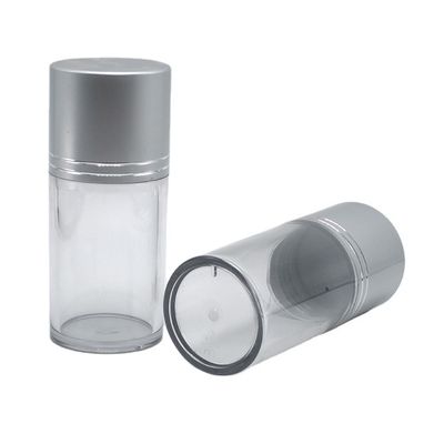 80mL PETシリンダー形 広口プラスチック透明ボトル アルミ蓋が簡単に