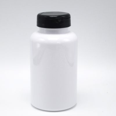 スクリューキャップ PET 200mL 処方薬局 薬剤容器のための白いプラスチックボトル