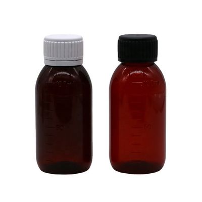 液体サプリメント メイプルシロップのためのスクリューキャップ100ml PETスケールボトル