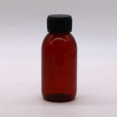 液体サプリメント メイプルシロップのためのスクリューキャップ100ml PETスケールボトル