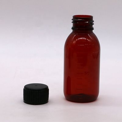 液体サプリメント メイプルシロップのためのスクリューキャップ100ml PETスケールボトル