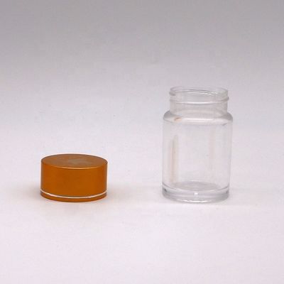薬局薬剤錠 30ml コンテナ ダブルレイヤー PS アルミ蓋付きプラスチックボトル