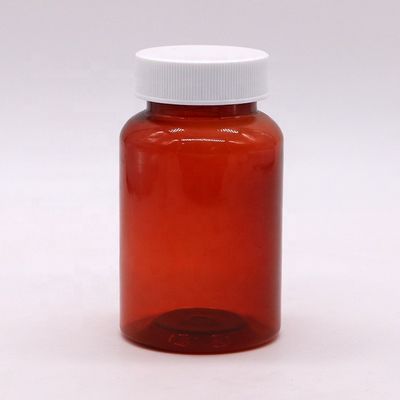 透明なシリンダー形サプリメント薬剤容器のためのスクリューキャップ200mlPETボトル
