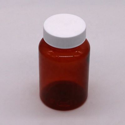 透明なシリンダー形サプリメント薬剤容器のためのスクリューキャップ200mlPETボトル