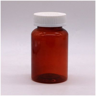 透明なシリンダー形サプリメント薬剤容器のためのスクリューキャップ200mlPETボトル