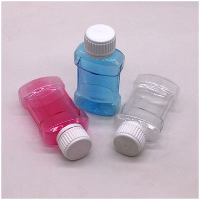75ml PET液体プラスチックマウスウォッシュボトル オーダーメイド色のマウスウォッシュ液体
