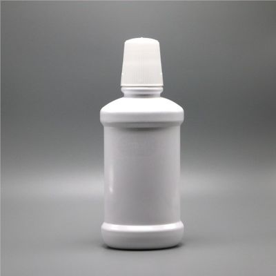 長い首のPETプラスチックマウスウォッシュボトル 250ml 空白マウスウォッシュのパッケージ