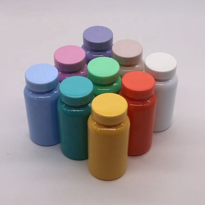 150mL/5oz カスタマイズされたPETボトル 錠剤/カプセル/粉末/錠剤薬とエボスキャップ