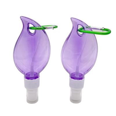 PET ハート / 葉形 プラスチックスプレーボトル 掛ける鍵鎖 ネックレス 素材 PET
