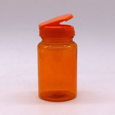 150ML PET カスタマイズ カラー カプセル ボトル フリップ トップ キャップ 生物分解薬 ボトル