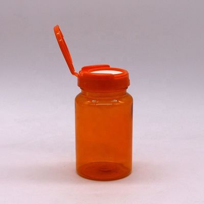 150ML PET カスタマイズ カラー カプセル ボトル フリップ トップ キャップ 生物分解薬 ボトル