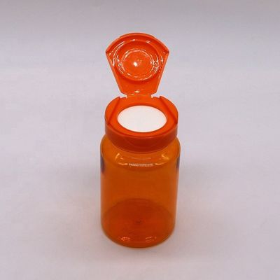 150ML PET カスタマイズ カラー カプセル ボトル フリップ トップ キャップ 生物分解薬 ボトル