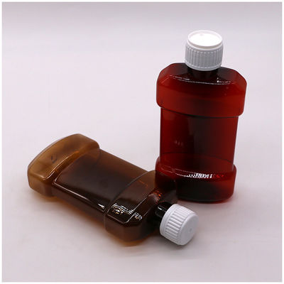 カスタマイズできる色 250ml PET液体マウスウォッシュ プラスチックボトル 密封タイプ スクリューキャップ