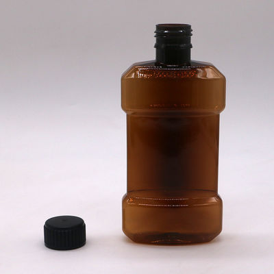 カスタマイズできる色 250ml PET液体マウスウォッシュ プラスチックボトル 密封タイプ スクリューキャップ