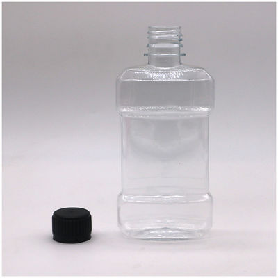 カスタマイズできる色 250ml PET液体マウスウォッシュ プラスチックボトル 密封タイプ スクリューキャップ