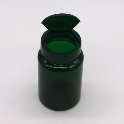 PET 150ml ボトル 広口 プラスチック 空瓶 5オンス カプセル コンテナ フリップキャップ