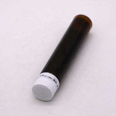 食品級 25ml/25cc スリム スムーズ アンバー/コーヒー プラスチック 口服液体ボトル 防腐キャップ