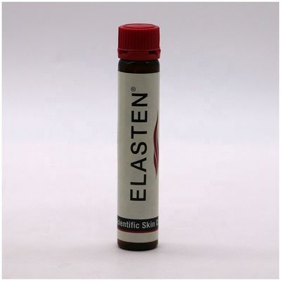 食品級 25ml/25cc スリム スムーズ アンバー/コーヒー プラスチック 口服液体ボトル 防腐キャップ