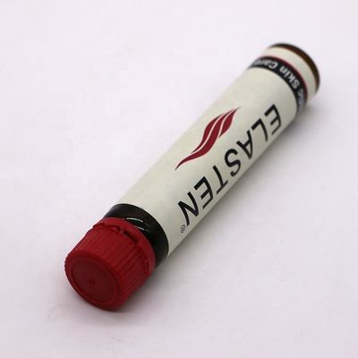 食品級 25ml/25cc スリム スムーズ アンバー/コーヒー プラスチック 口服液体ボトル 防腐キャップ
