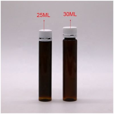 医療用製品のためのペットプラスチック口腔液体ボトル 20ML/20CC 改ざん防止キャップ