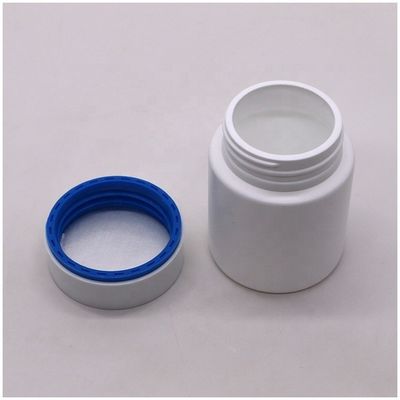 100ml HDPE プラスチック製薬瓶 カプセル錠剤ホルダーのための直角丸いボトル