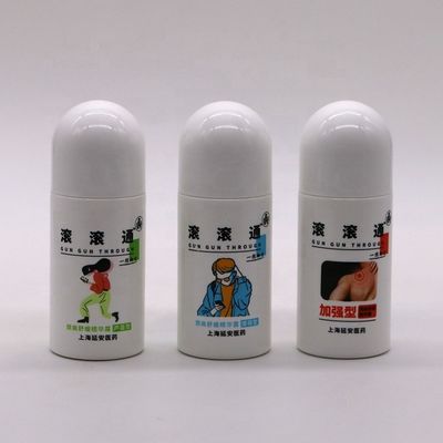 50ml/50cc HDPE ホワイト プラスチック 丸い形 ボトル 上 ロール 他の 化粧品 必須