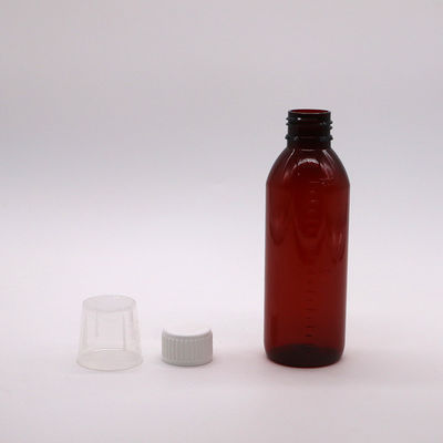 200cc オヴァルアンバー レシピ薬局の瓶 薬局保管のためのPET液体薬