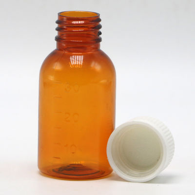 GMP 製薬 30ml PET アンバー プラスチック液体ボトル