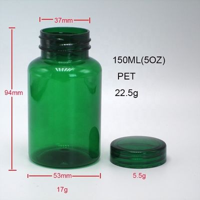 250mL 空白のPETプラスチック口洗剤ボトル 長い首と顧客のロゴ