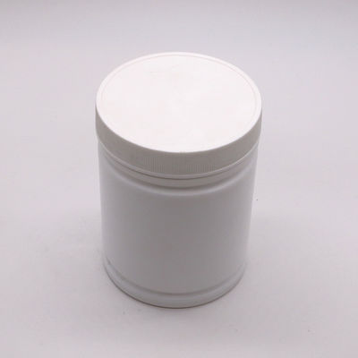 500ml HDPEプラスチック粉末容器 オーダーメイドシリンダー形ラベルステッカーデザイン