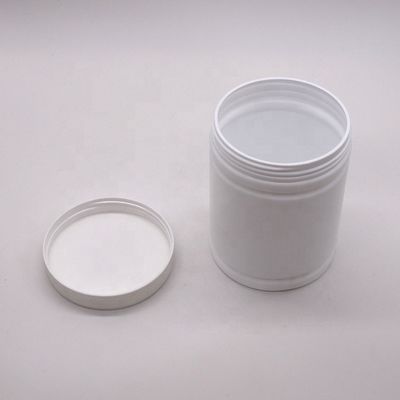 500ml HDPEプラスチック粉末容器 オーダーメイドシリンダー形ラベルステッカーデザイン