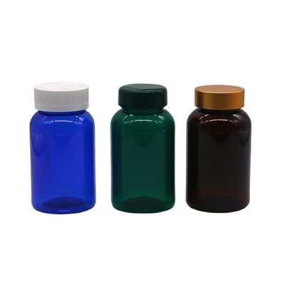 産業用 160ML PET 高級 金色のキャップ 魚油/カプセル/錠剤/蜂蜜用 プラスチックボトル