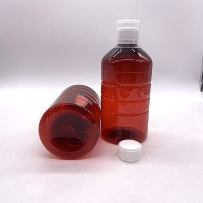 液体補給薬用500ccPETプラスチックシリンダーボトル 500mL/16.9oz丸い形