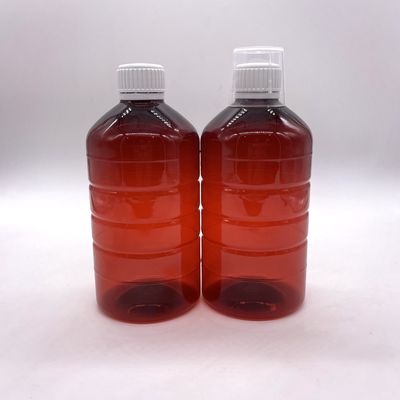 液体補給薬用500ccPETプラスチックシリンダーボトル 500mL/16.9oz丸い形