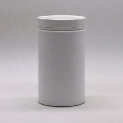 600mL 20oz PET 空 HDPE 直丸型プラスチック粉末 螺旋蓋付き薬剤容器