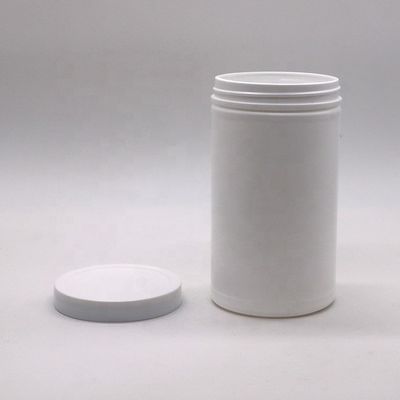 600mL 20oz PET 空 HDPE 直丸型プラスチック粉末 螺旋蓋付き薬剤容器