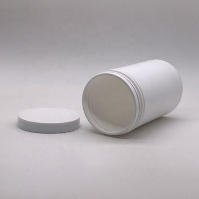 600mL 20oz PET 空 HDPE 直丸型プラスチック粉末 螺旋蓋付き薬剤容器