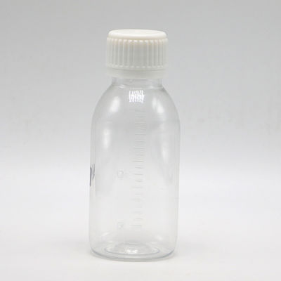 100ml 丸型 メイプル咳シロップ 液体ボトル 螺栓蓋と熱密封付き 無料サンプル