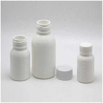 30mL / 50mL / 100mL PP ホワイト液体薬剤ボトル