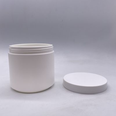 紫外線防止 350ml HDPE素材 コスメクリーム用のプラスチック容器 オーダーメイドロゴ ホワイト