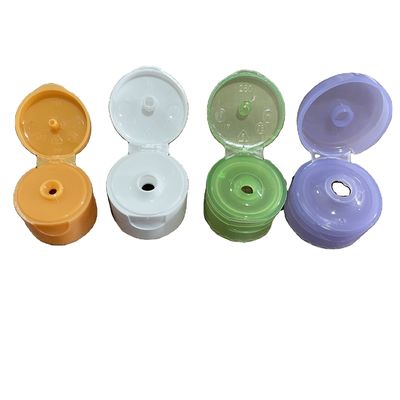 24mm 28mm 32mm カスタマイズされたカラープラスチックローションボトルのためのプラスチックフリップトップキャップ閉塞