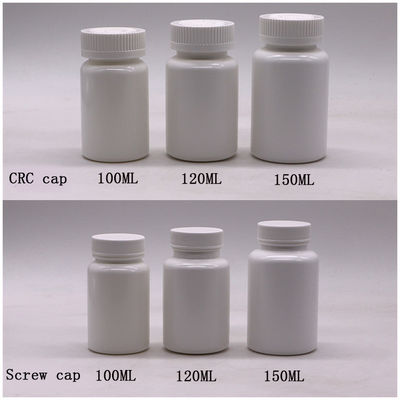 4OZ 120ML HDPE ホワイトブラック 錠剤 ビタミン カプセルのための空のプラスチック製の薬瓶 Made